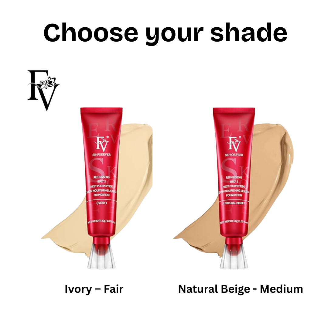 FV Foundation Combo – 2 Shades + Pro Blending Brush | Free Delivery